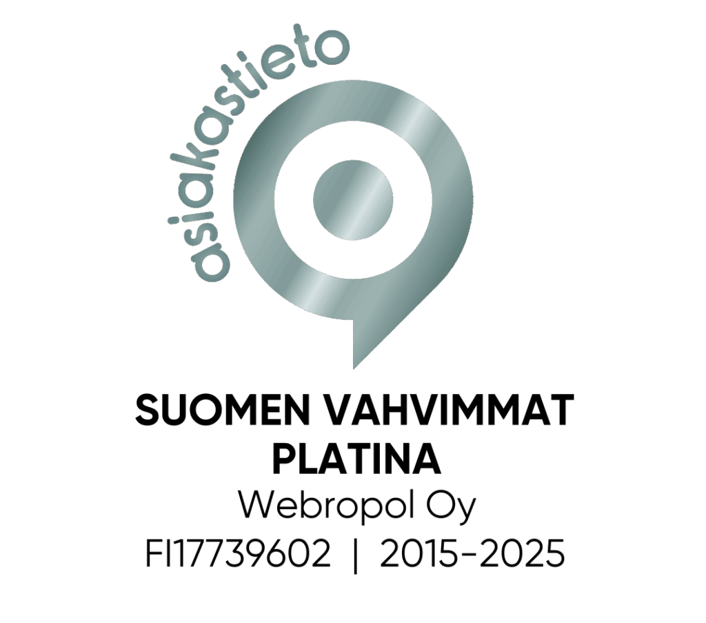 Suomen Vahvimmat logo. Platina.